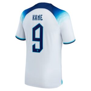 England Home Stadium Shirt 2022 with Kane 9 printing