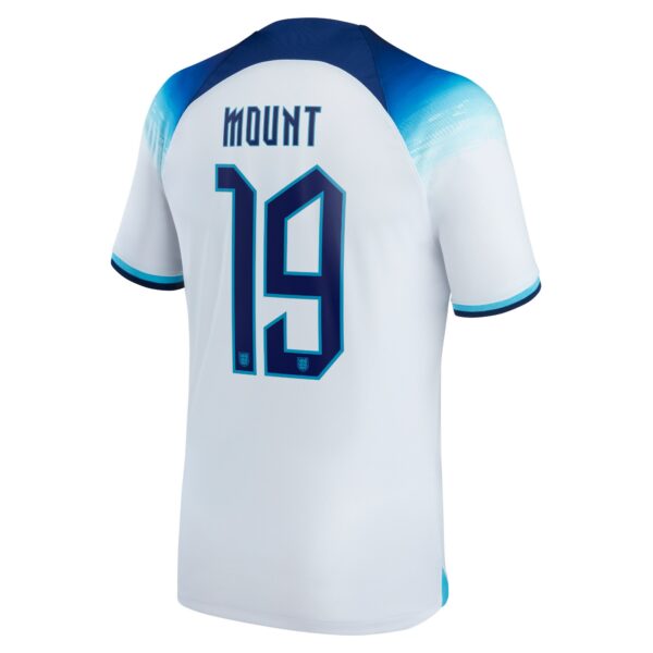 England Home Stadium Shirt 2022 with Mount 19 printing