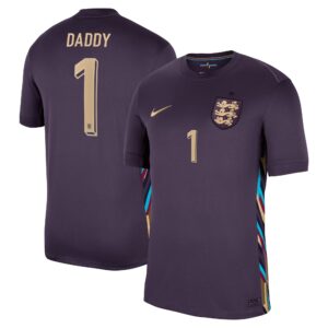 England Away Stadium Shirt 2024 with DADDY 1 printing