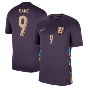England Away Stadium Shirt 2024 with Kane 9 printing