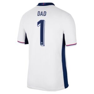 England Home Stadium Shirt 2024 with DAD 1 printing