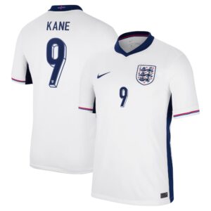 England Home Stadium Shirt 2024 with Kane 9 printing