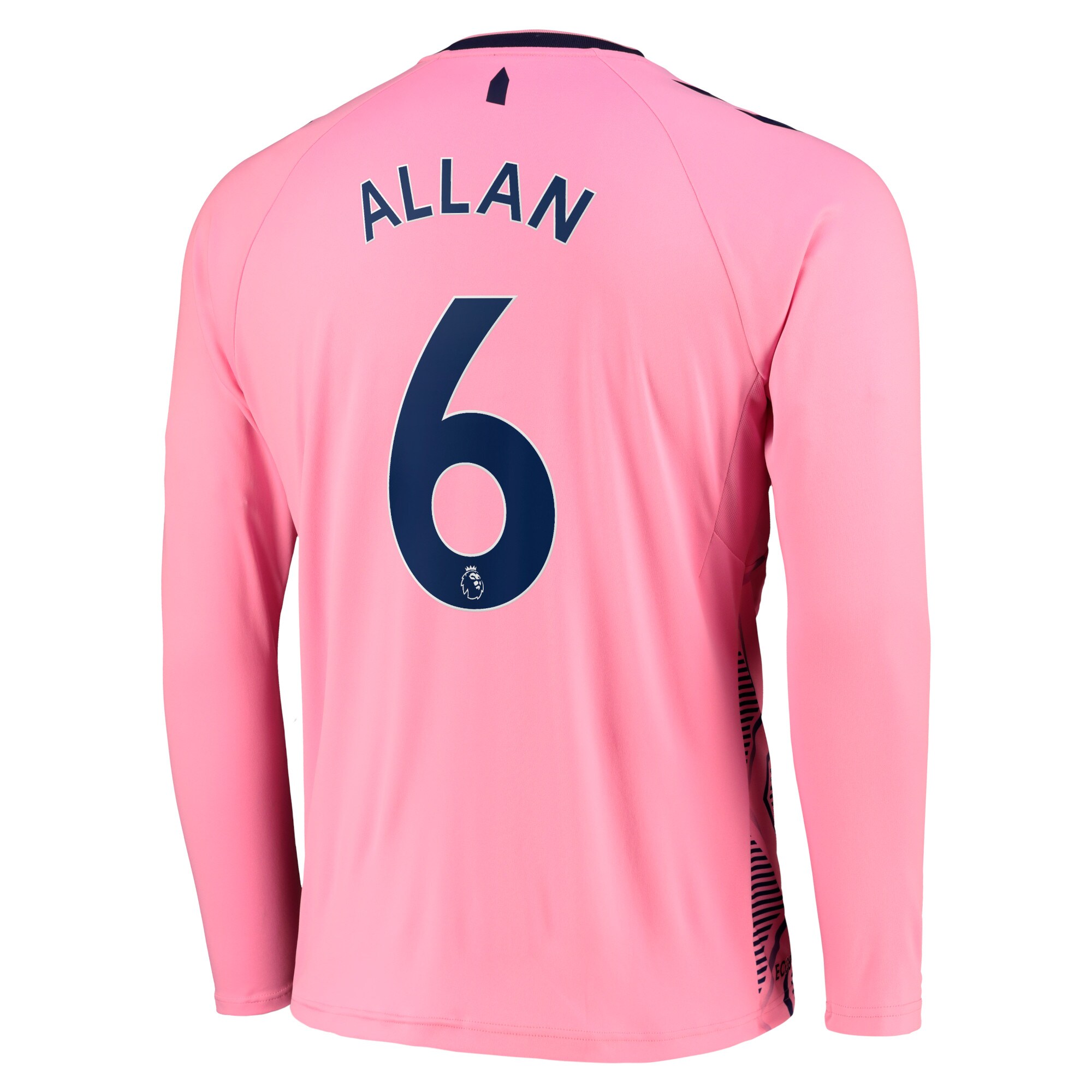 Everton Away Shirt 2022-2023 with Allan 6 printing