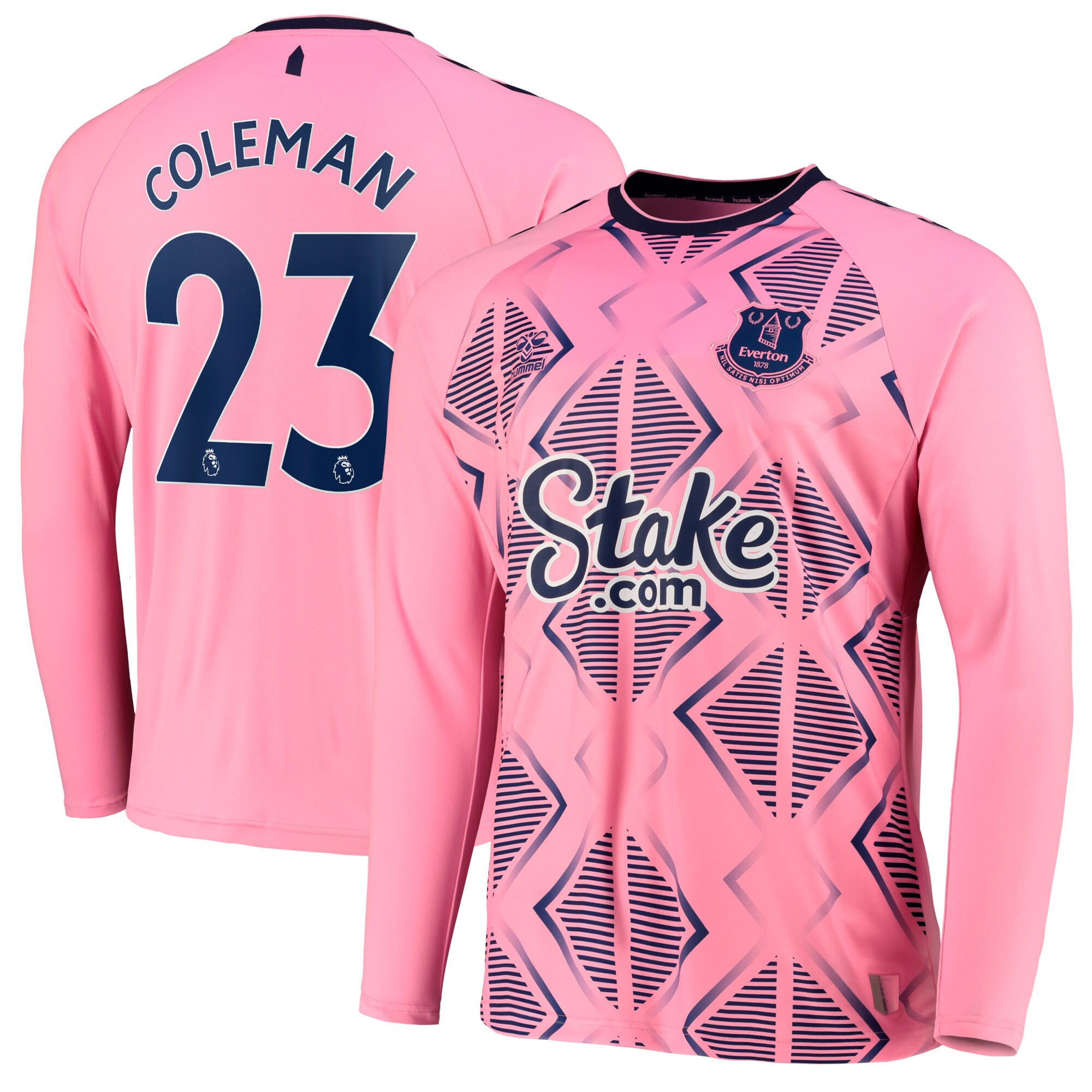 Everton Away Shirt 2022-23 - Long Sleeve with Coleman 23 printing