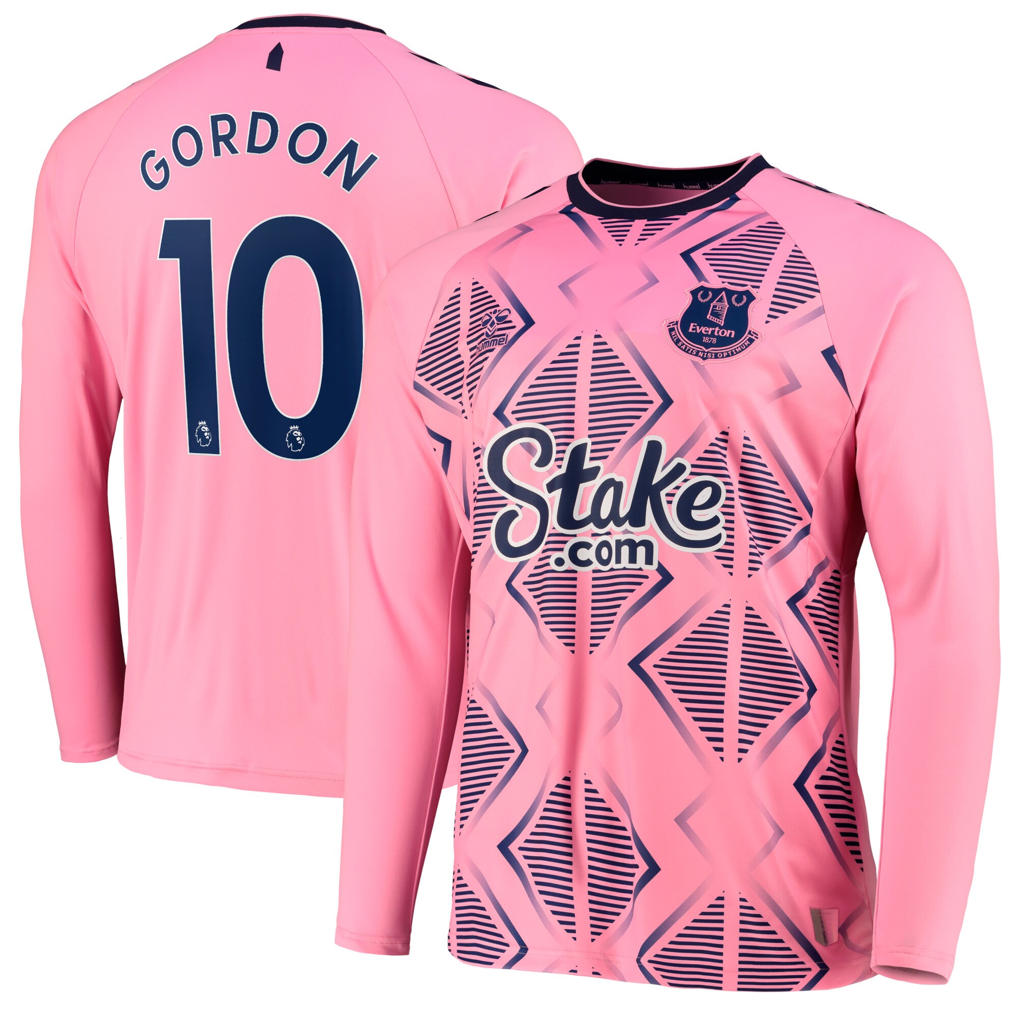 Everton Away Shirt 2022-2023 with Gordon 10 printing