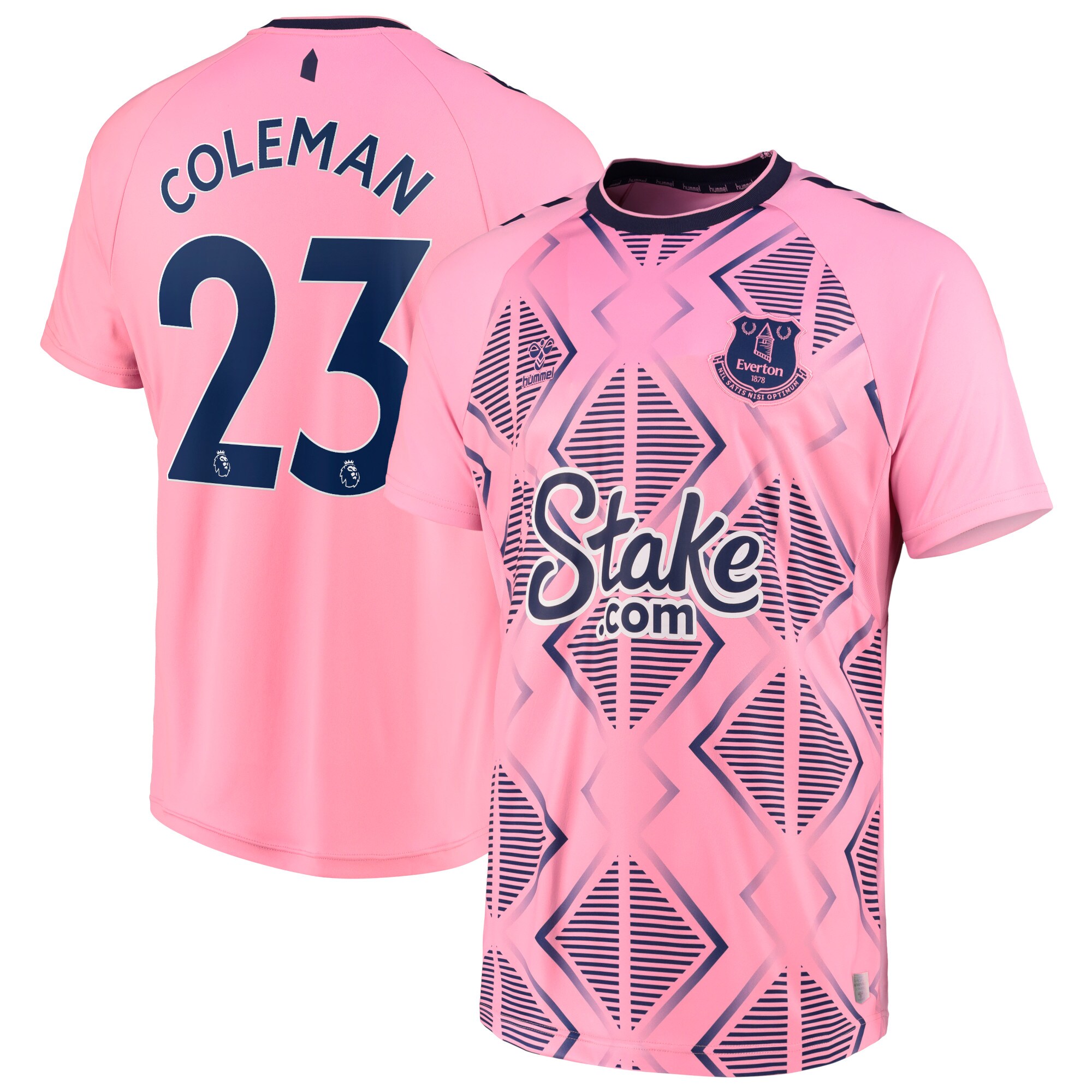 Everton Away Shirt 2022-23 with Coleman 23 printing