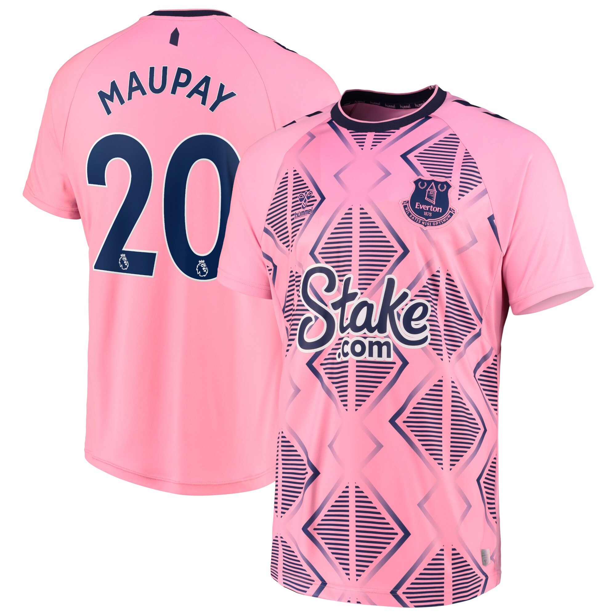 Everton Away Shirt 2022-23 with Maupay 20 printing