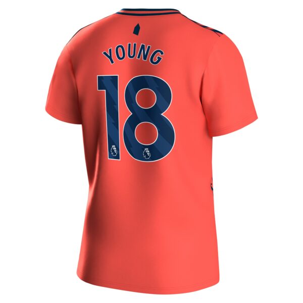 Everton Away Shirt 2023-24 with Young 18 printing