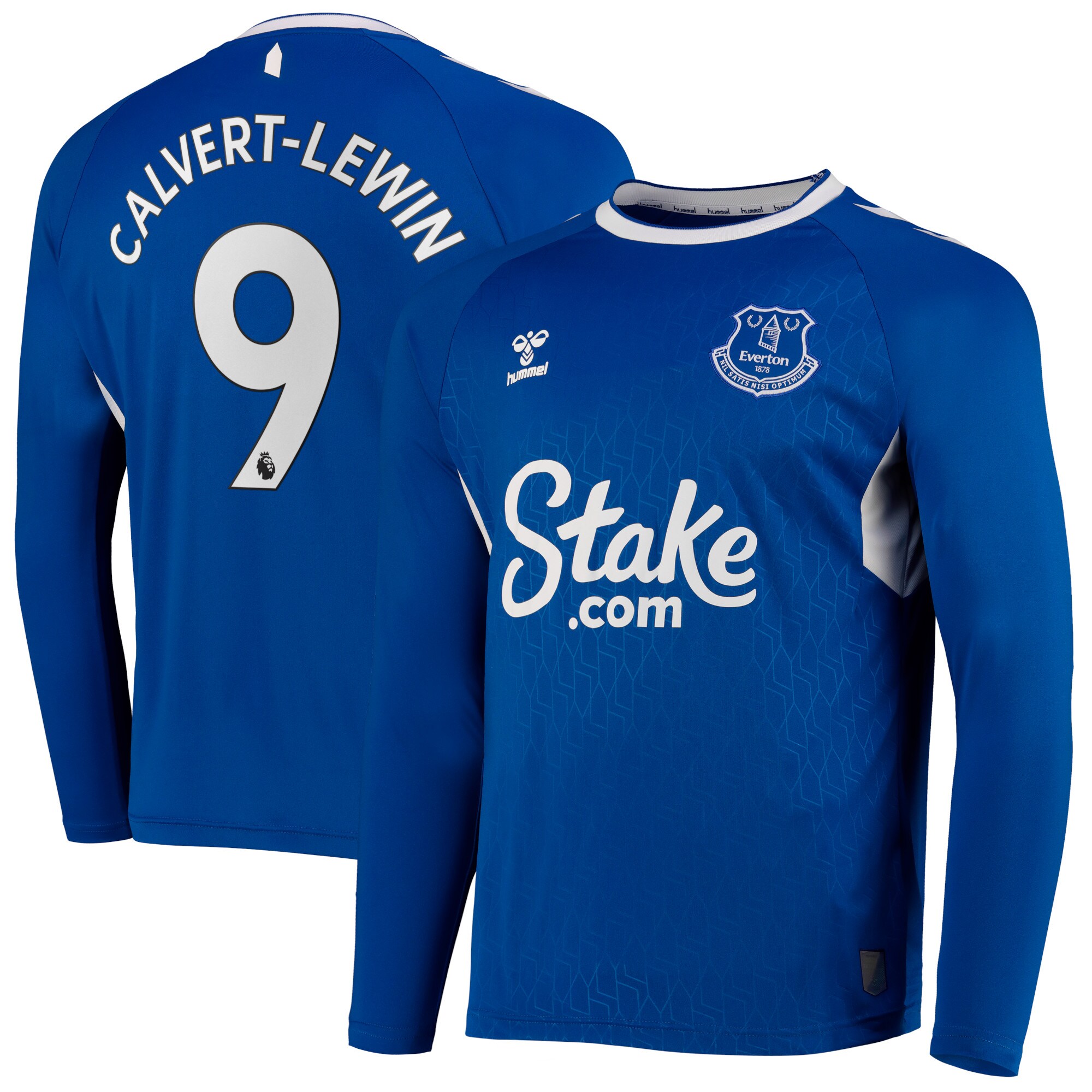 Everton Home Shirt 2022-23 - Long Sleeve with Calvert-Lewin 9 printing