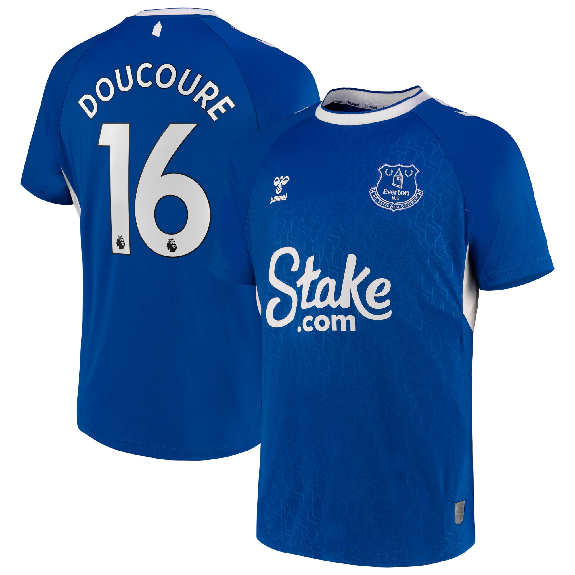 Everton Home Shirt 2022-23 with Doucoure 16 printing