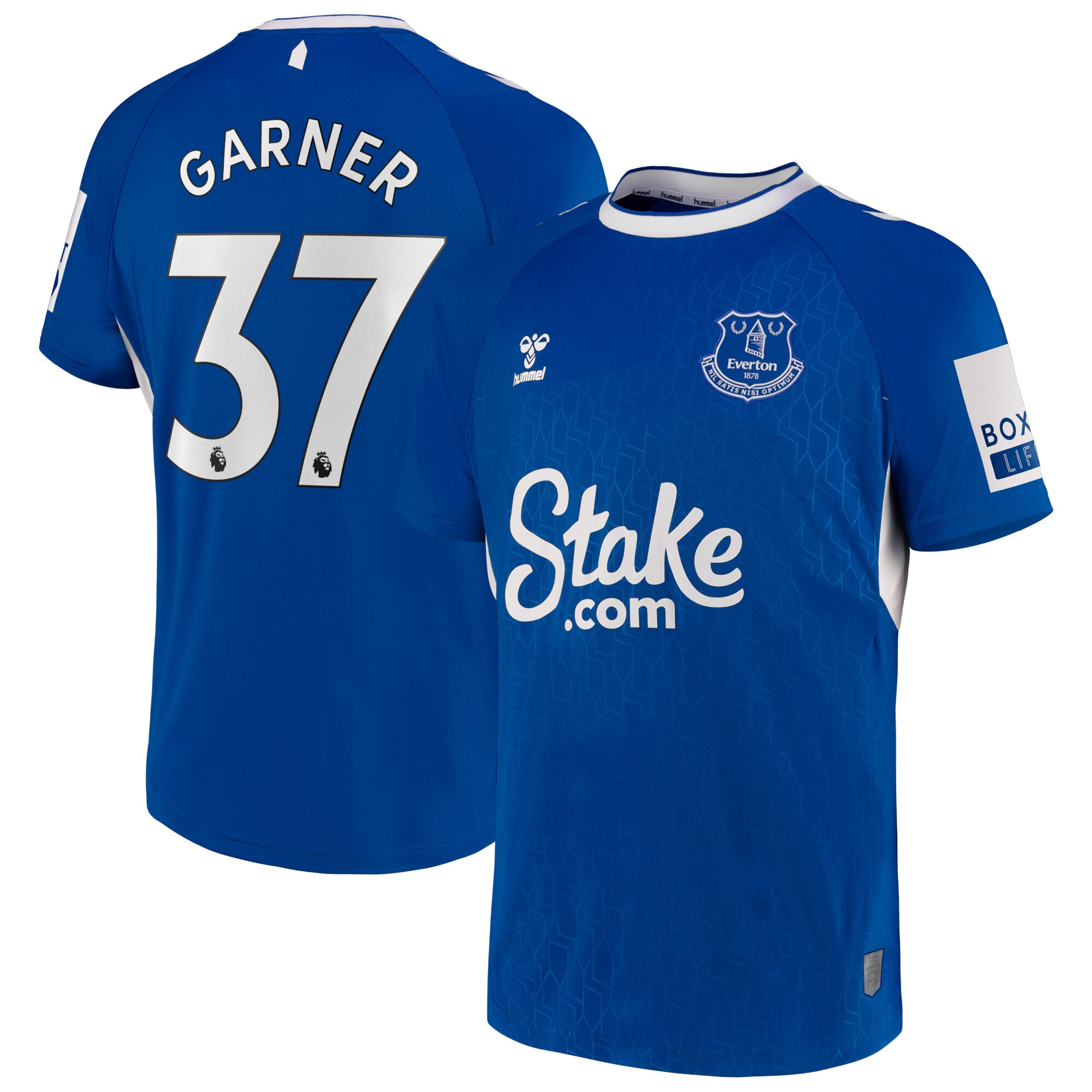 Everton Home Shirt 2022-23 with Garner 37 printing