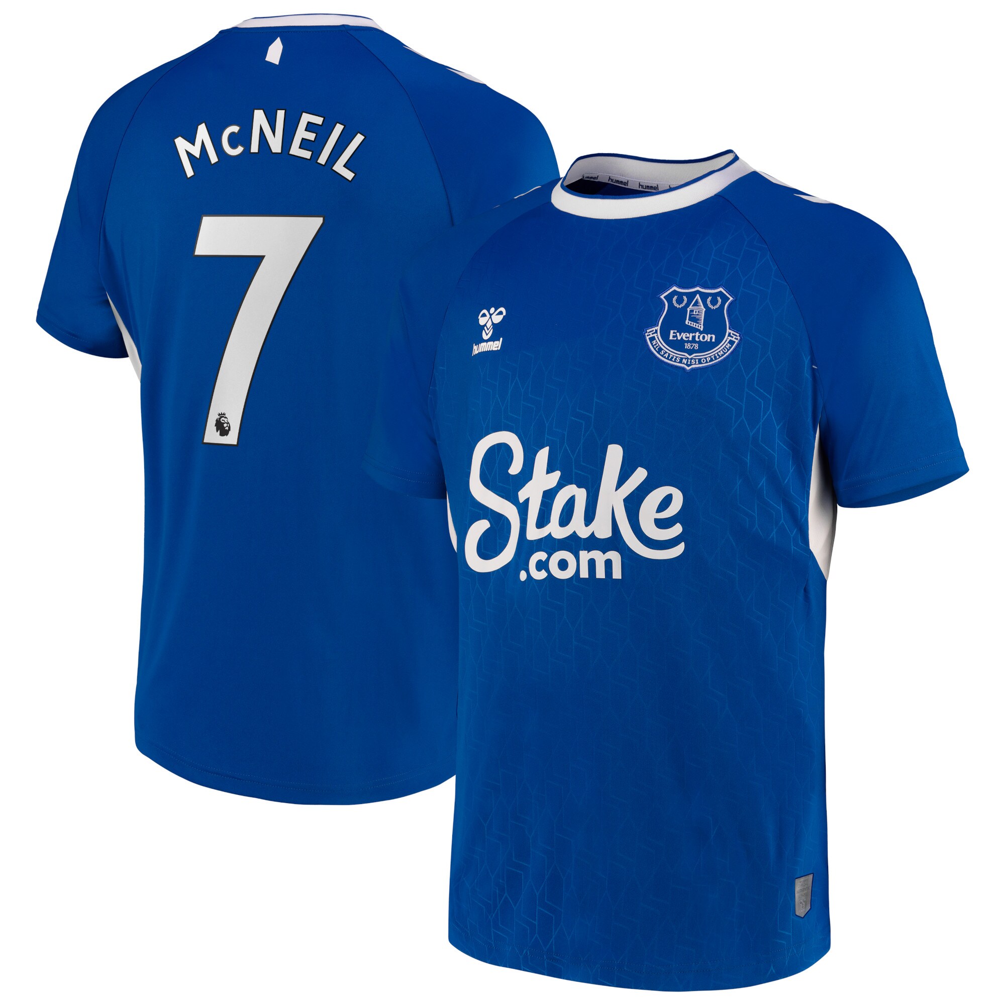 Everton Home Shirt 2022-23 with McNeil 7 printing
