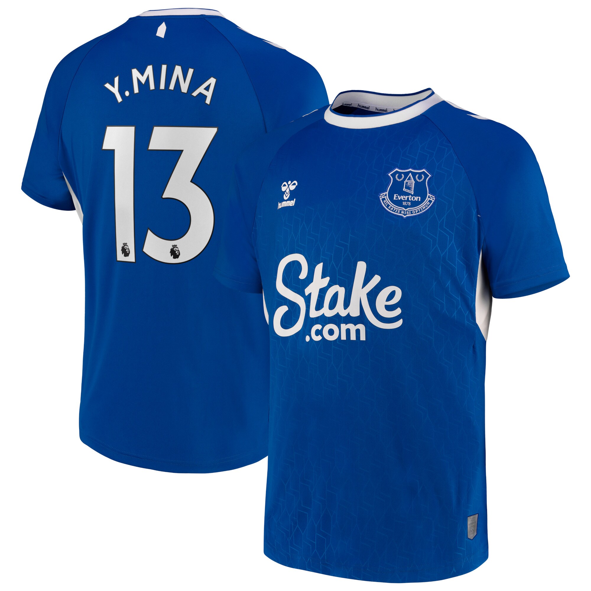 Everton Home Shirt 2022-23 with Y.Mina 13 printing