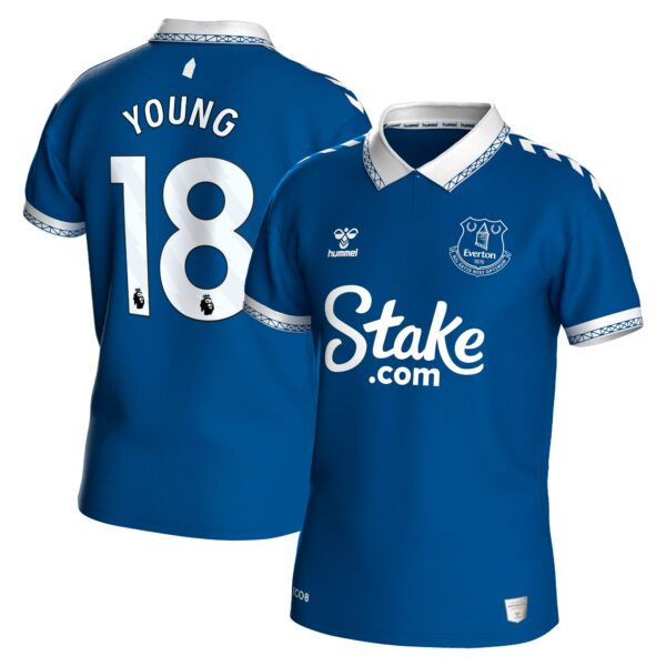 Everton Home Shirt 2023-24 With Young 18 Printing