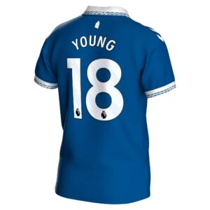 Everton Home Shirt 2023-24 With Young 18 Printing