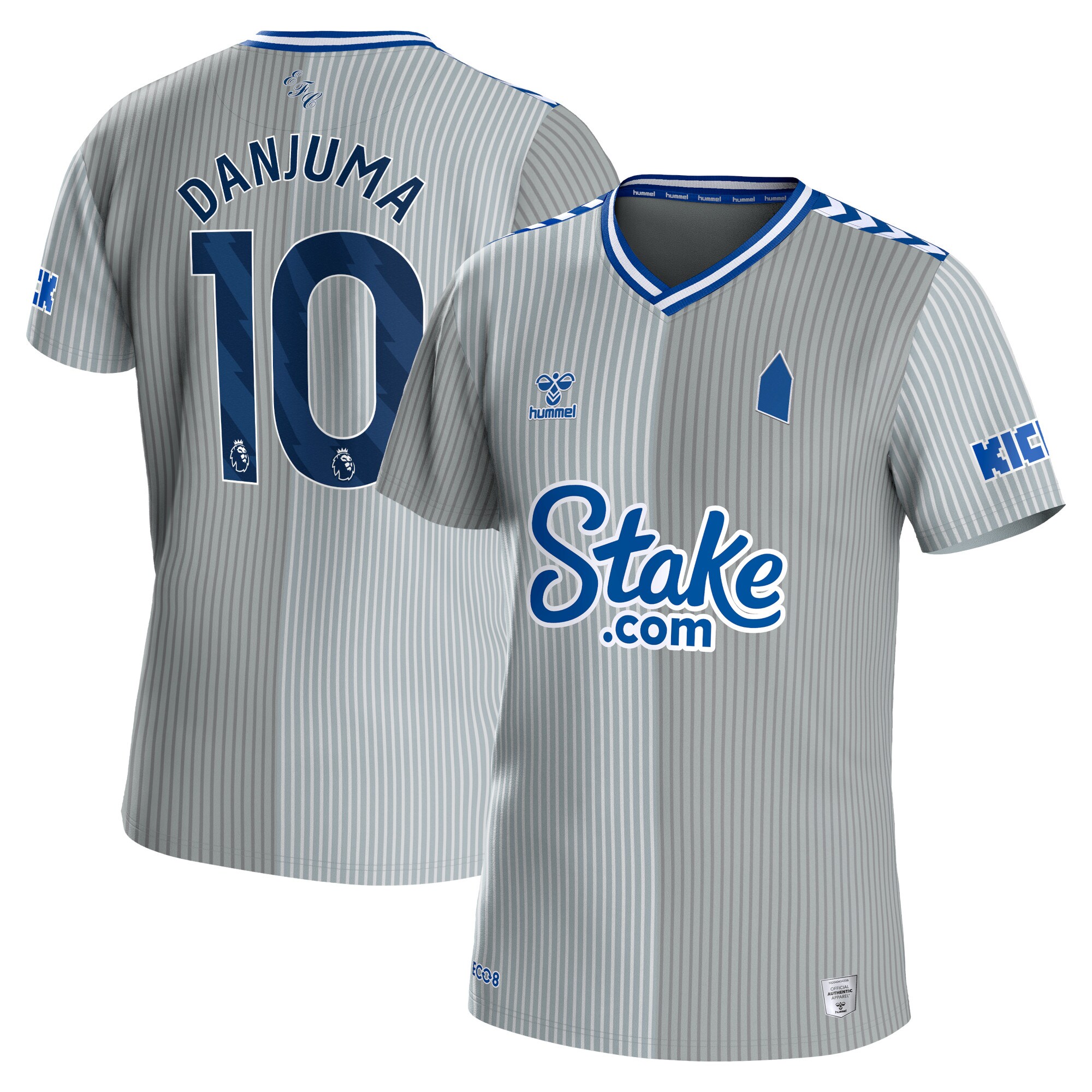 Everton Third Shirt 2023-24 with Danjuma 10 printing