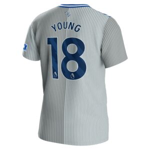 Everton Third Shirt 2023-24 with Young 18 printing