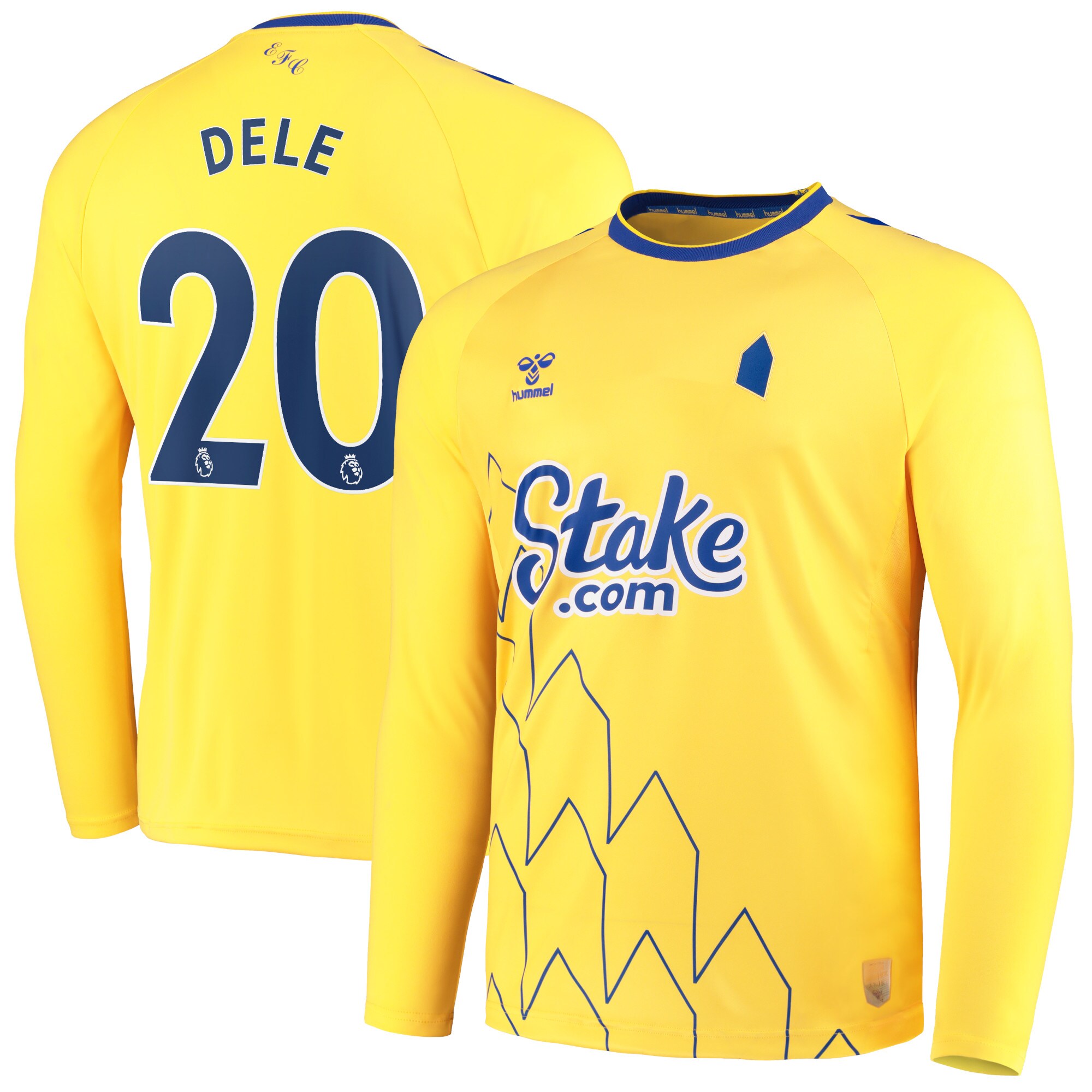Everton Third Shirt 2022-23 - Long Sleeve with Dele 20 printing