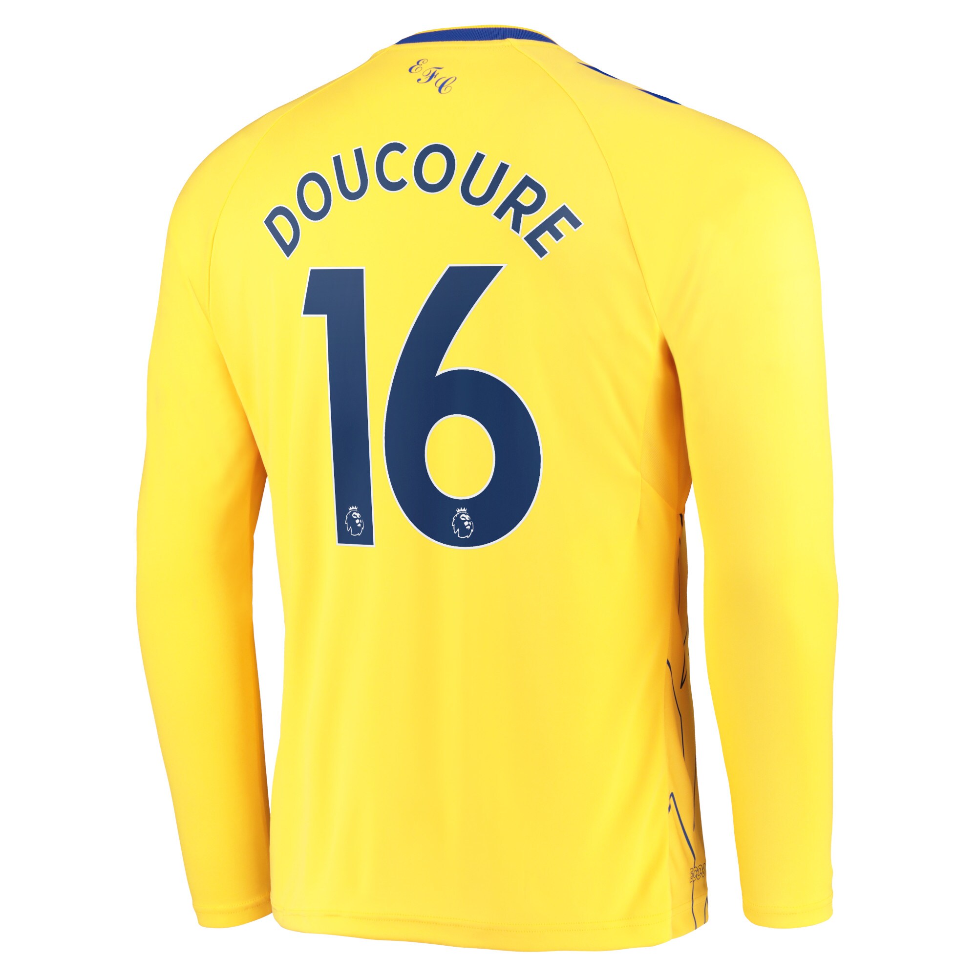Everton Third Shirt 2022-23 - Long Sleeve with Doucoure 16 printing