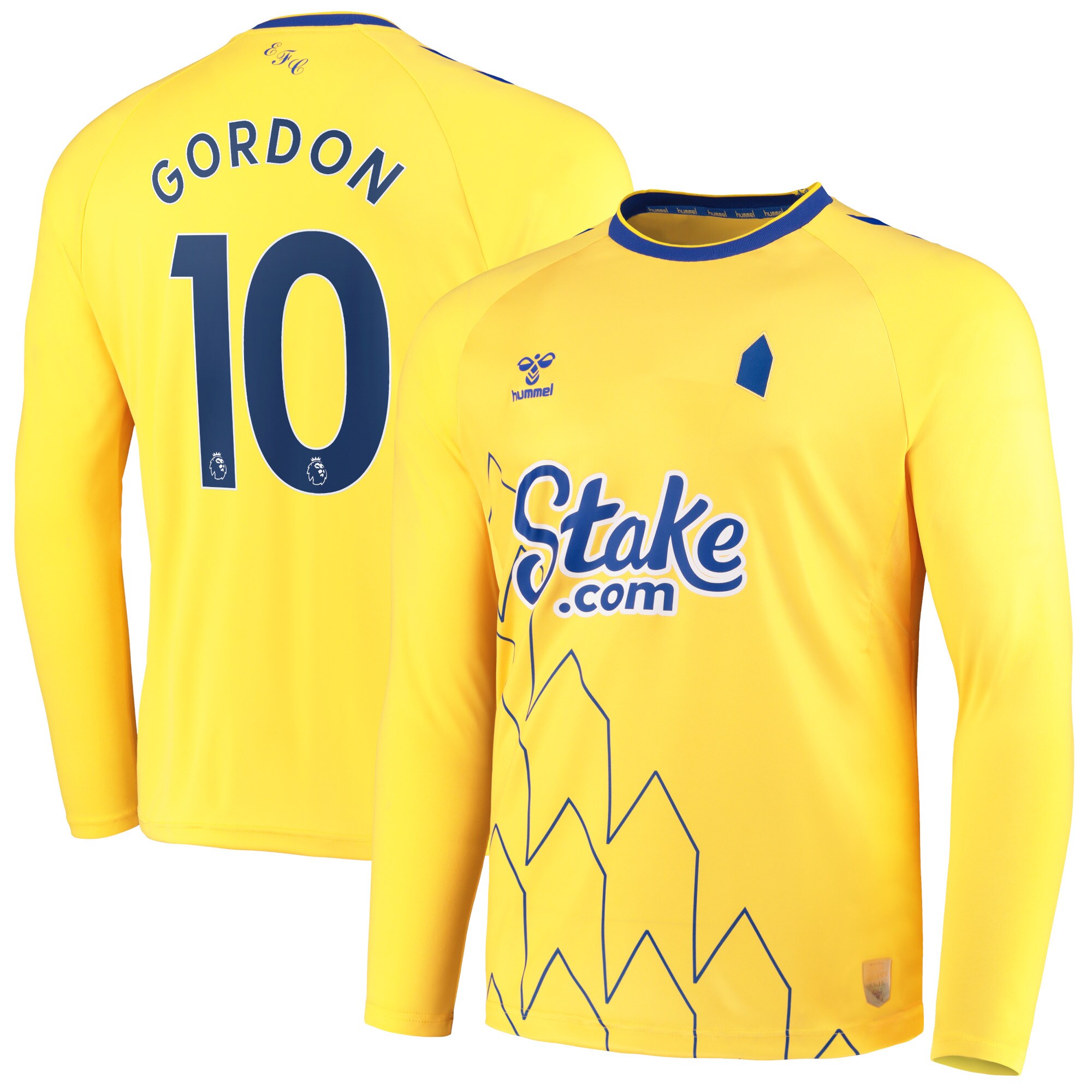 Everton Third Shirt 2022-23 - Long Sleeve with Gordon 10 printing
