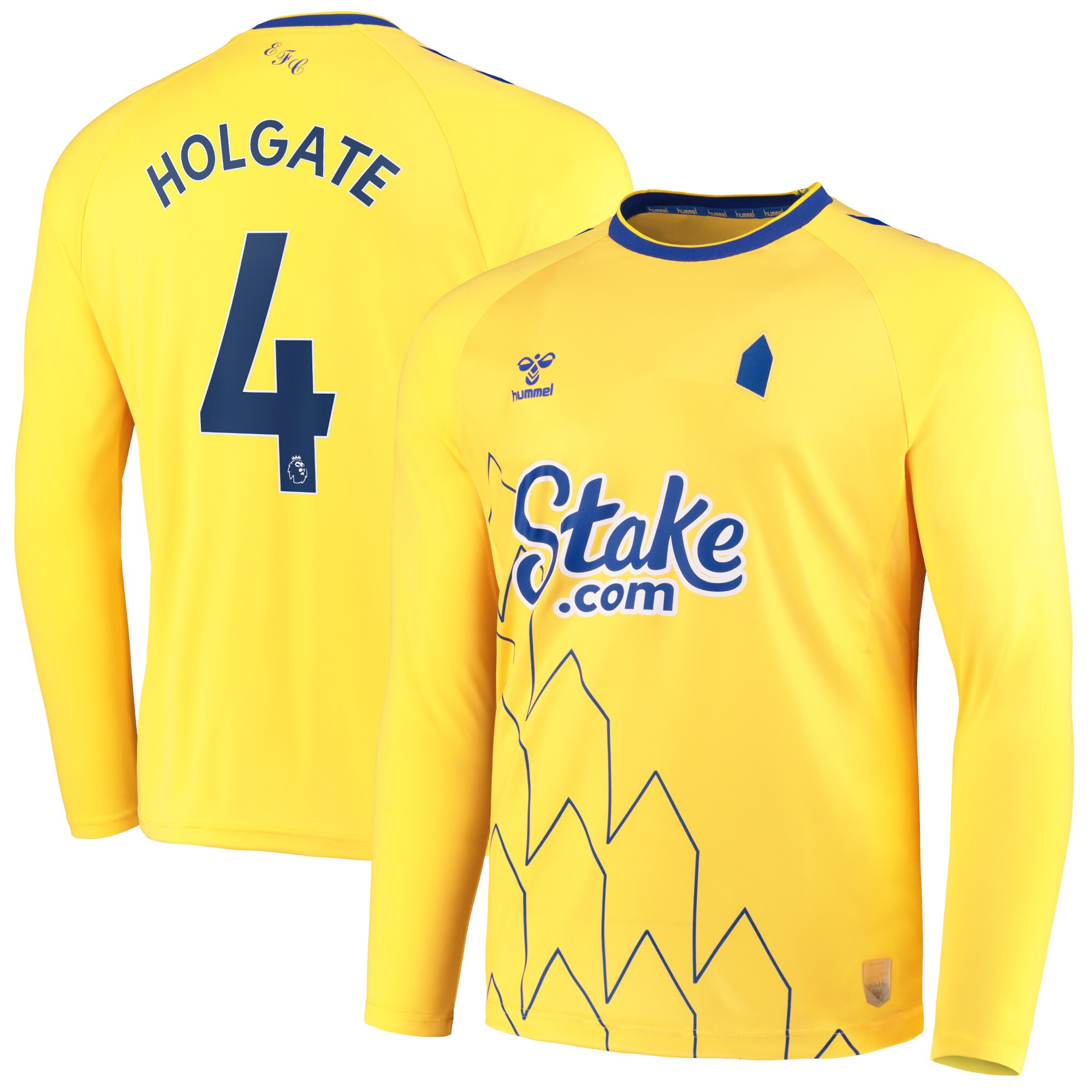 Everton Third Shirt 2022-23 - Long Sleeve with Holgate 4 printing