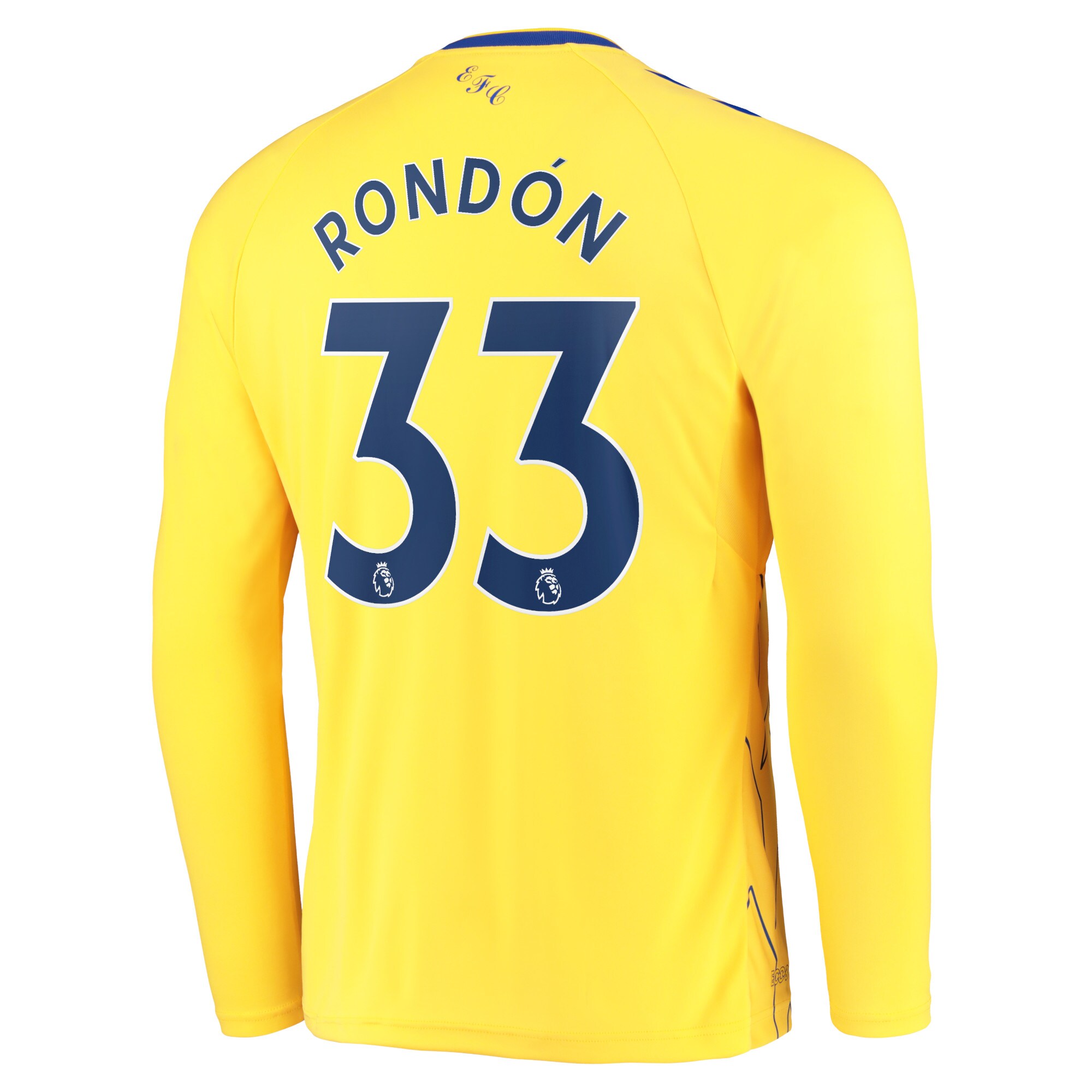 Everton Third Shirt 2022-23 - Long Sleeve with Rondón 33 printing