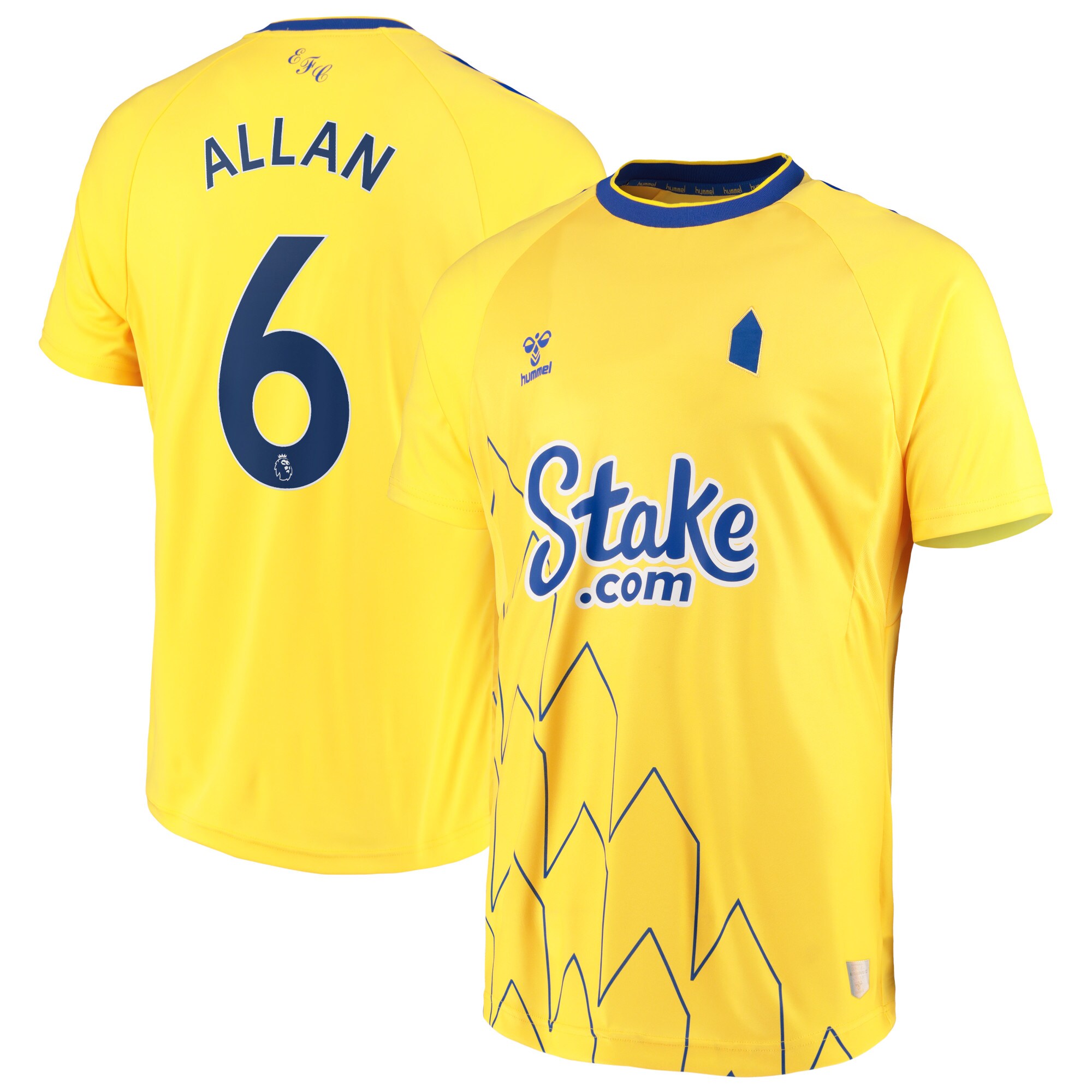 Everton Third Shirt 2022-23 with Allan 6 printing