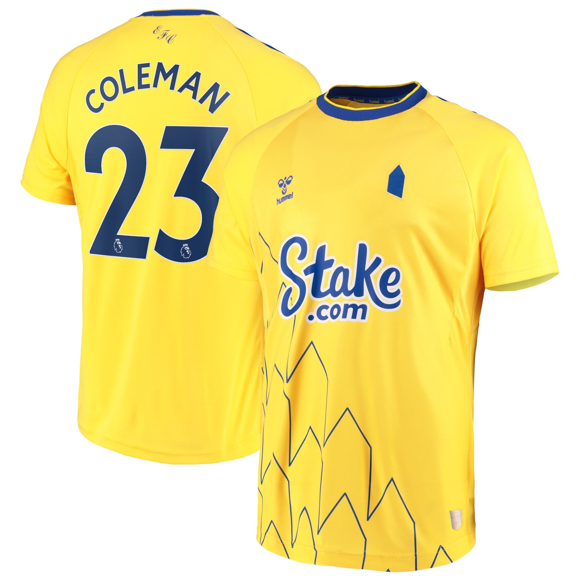 Everton Third Shirt 2022-23 with Coleman 23 printing