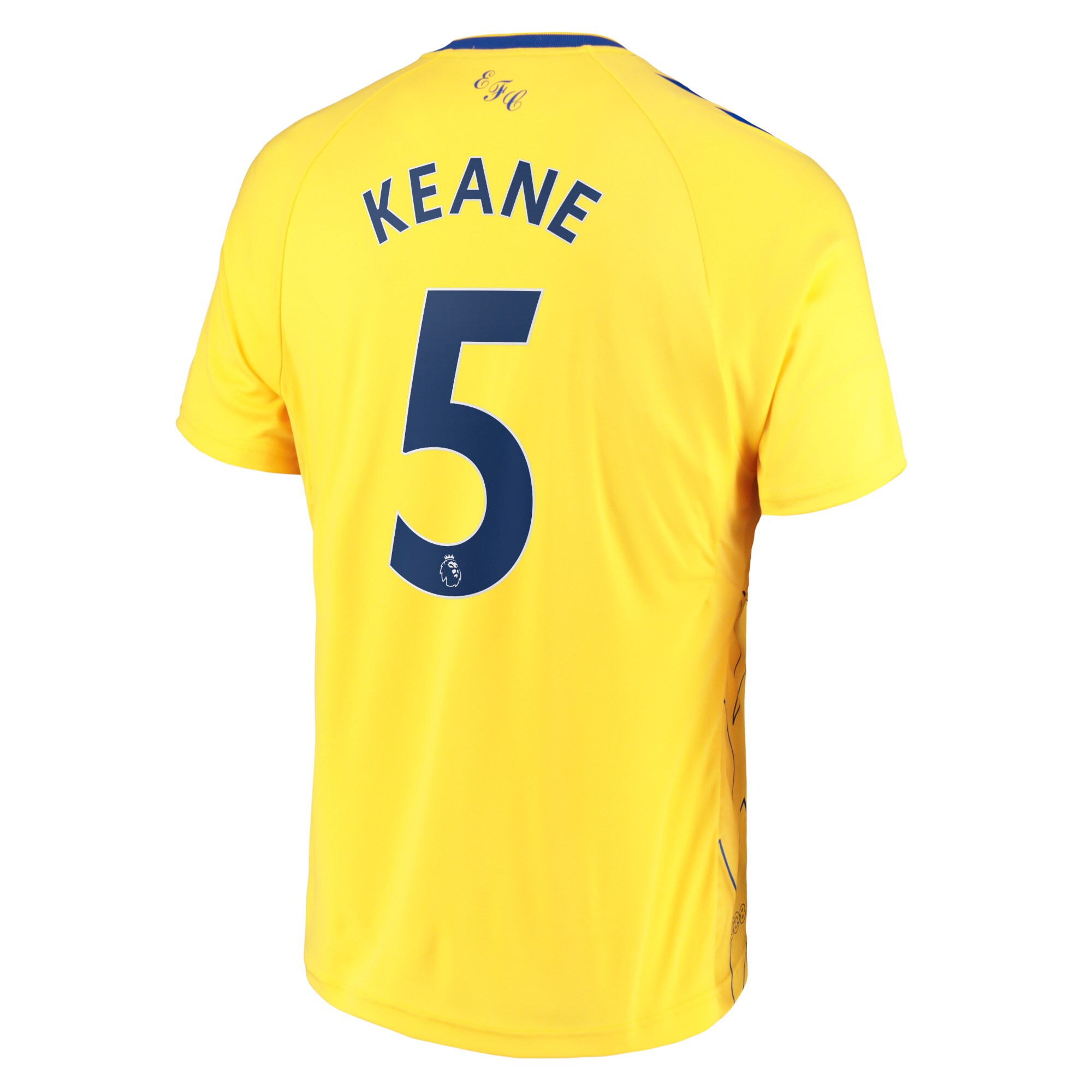 Everton Third Shirt 2022-23 with Keane 5 printing