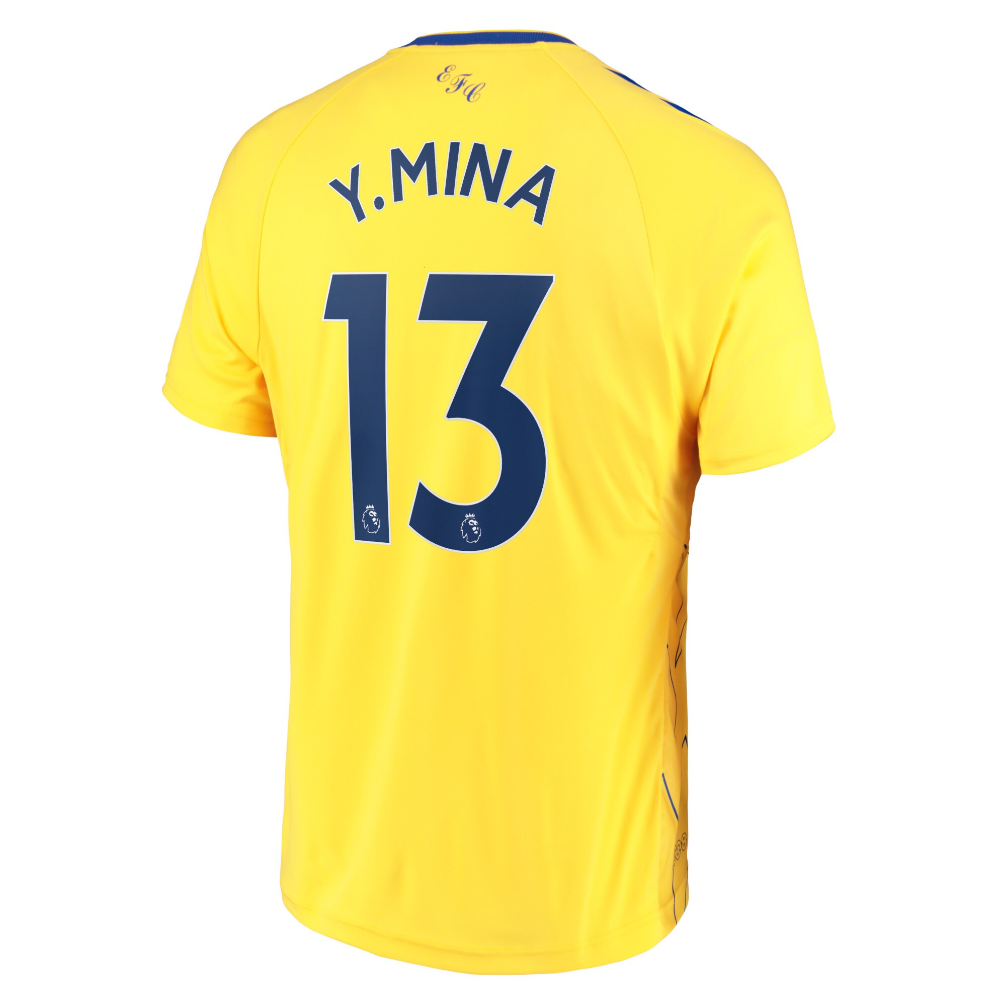 Everton Third Shirt 2022-23 with Y.Mina 13 printing