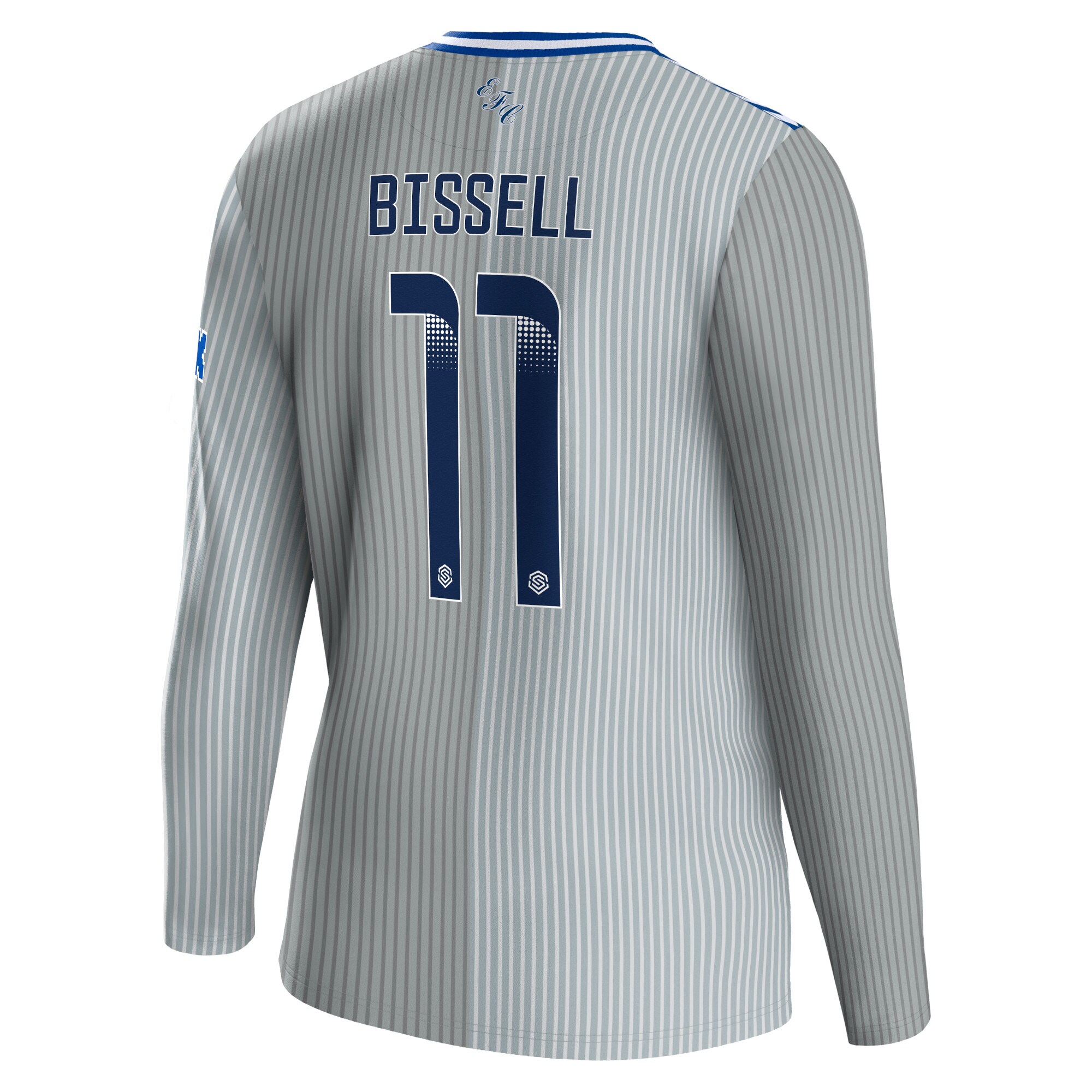 Everton WSL Third Shirt 2023-24 Long Sleeve with Bissell 11 printing