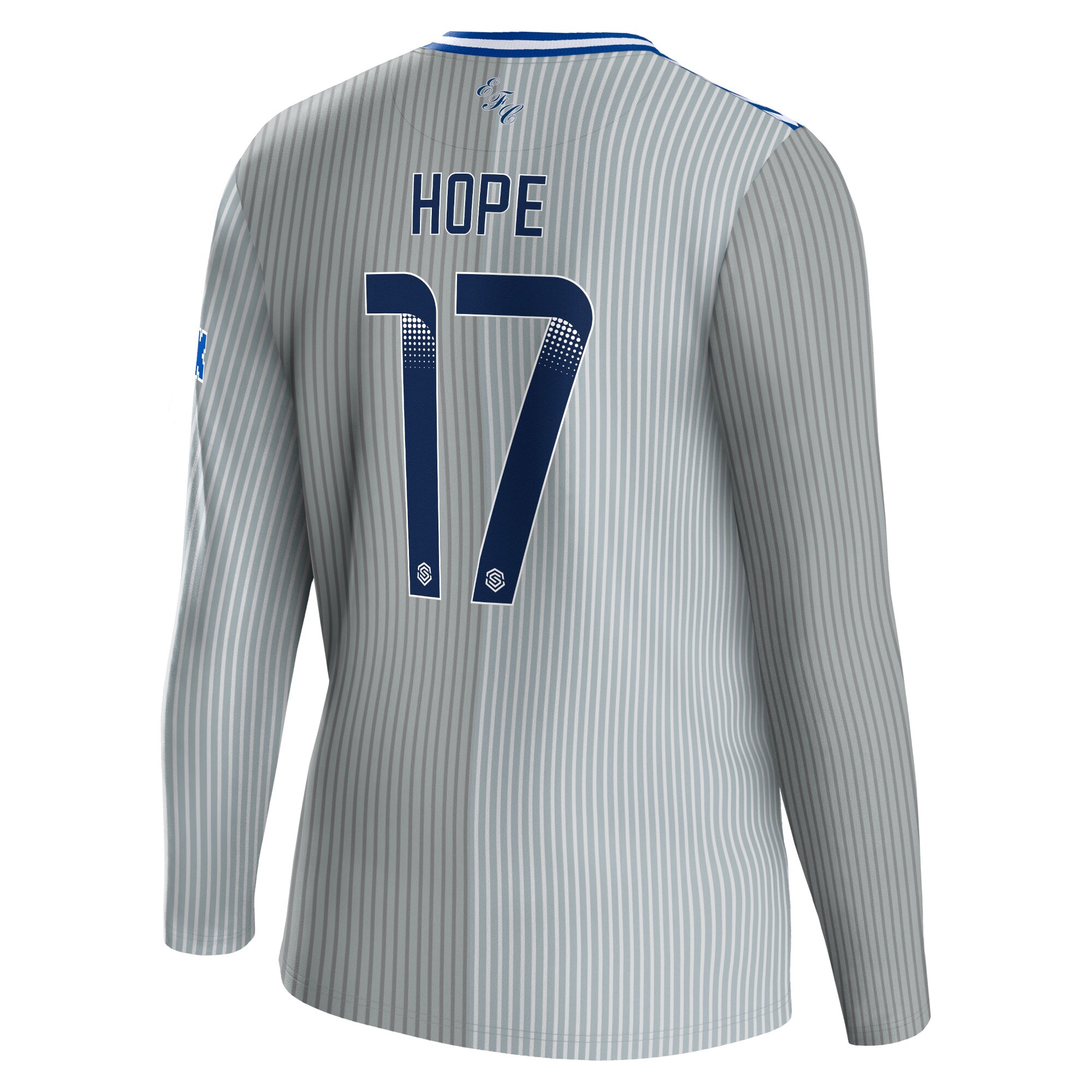 Everton WSL Third Shirt 2023-24 Long Sleeve with Hope 17 printing