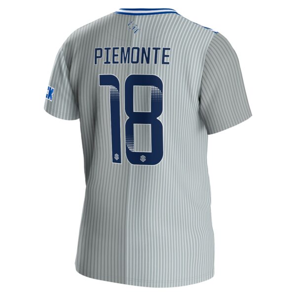 Everton WSL Third Shirt 2023-24 with Piemonte 18 printing