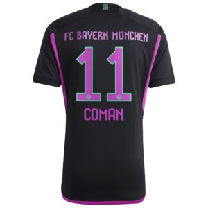 FC Bayern Away Shirt 2023-24 with Coman 11 printing