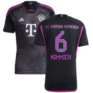 FC Bayern Away Shirt 2023-24 with Kimmich 6 printing
