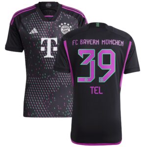 FC Bayern Away Shirt 2023-24 with Tel 39 printing