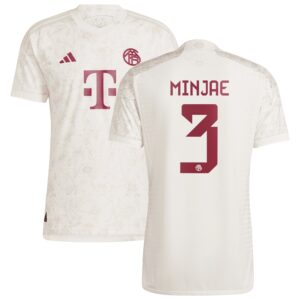 FC Bayern Third Authentic Shirt 2023-24 Kim Min-jae 3