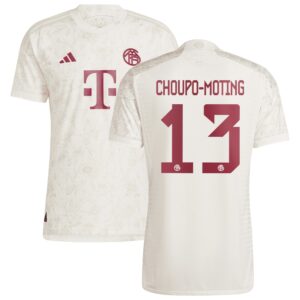 FC Bayern Third Authentic Shirt 2023-24 with Choupo-Moting 13 printing