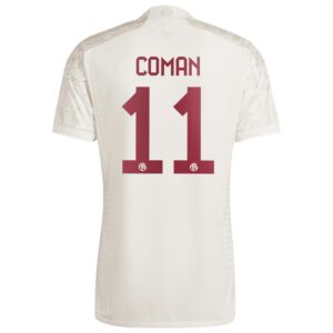 FC Bayern Third Authentic Shirt 2023-24 with Coman 11 printing