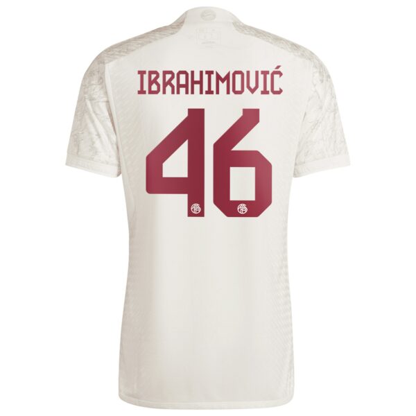 FC Bayern Third Authentic Shirt 2023-24 with Ibrahimovic 46 printing
