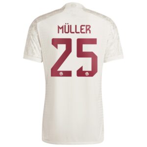 FC Bayern Third Authentic Shirt 2023-24 with Müller 25 printing
