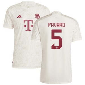 FC Bayern Third Authentic Shirt 2023-24 with Pavard 5 printing
