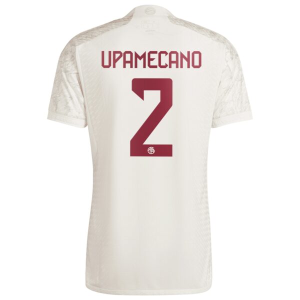 FC Bayern Third Authentic Shirt 2023-24 with Upamecano 2 printing