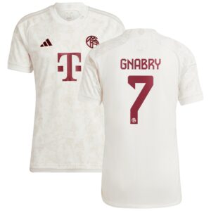 FC Bayern Third Shirt 2023-24 with Gnabry 7 printing
