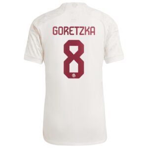 FC Bayern Third Shirt 2023-24 with Goretzka 8 printing