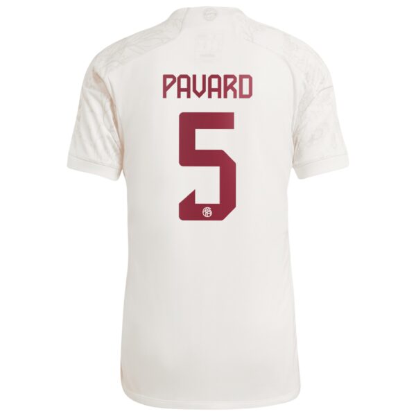 FC Bayern Third Shirt 2023-24 with Pavard 5 printing