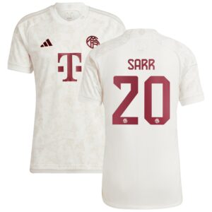 FC Bayern Third Shirt 2023-24 with Sarr 20 printing
