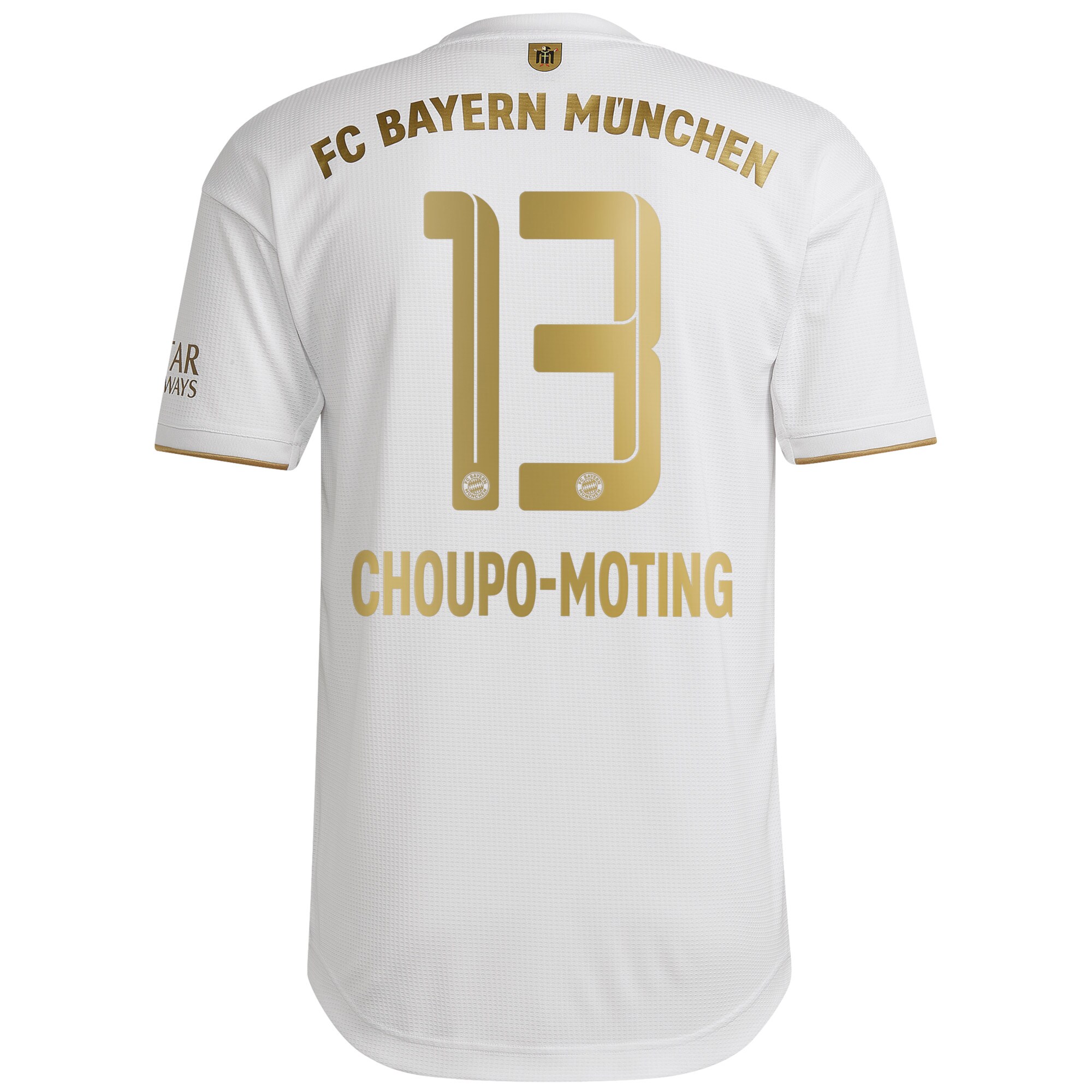 FC Bayern Away Authentic Shirt 2022-23 with Choupo-Moting 13 printing