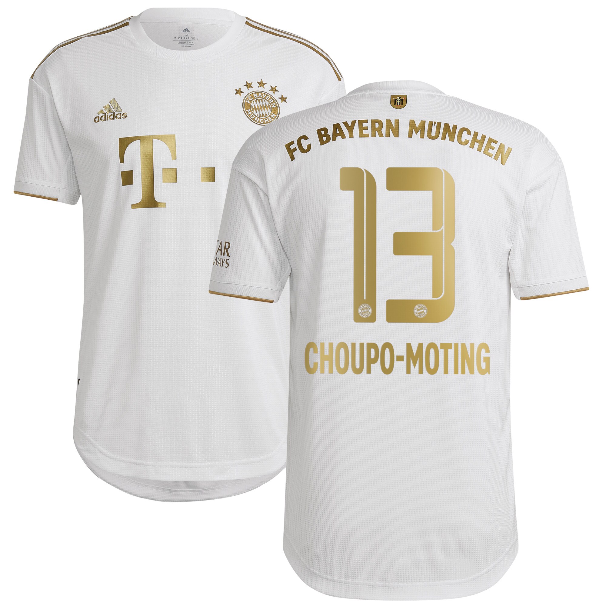 FC Bayern Away Authentic Shirt 2022-23 with Choupo-Moting 13 printing