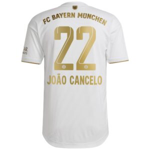 FC Bayern Away Authentic Shirt 2022-23 with João Cancelo 22 printing